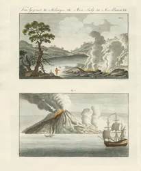 Objets volcaniques étranges de la sous-Italie