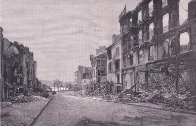 Rue à Saint-Cloud, Histoire de la guerre entre la France et l