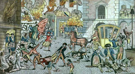 Atrocités terribles commises à Paris, 10 août 1792