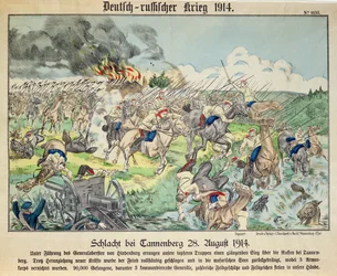 La bataille de Tannenberg, 24 août 1914