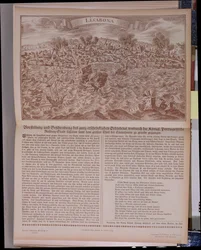 Le Grand Tremblement de terre de 1755 à Lisbonne, copie fac-similé d