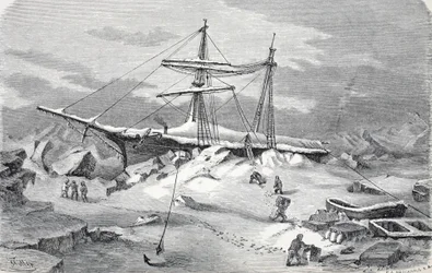 La Hansa en détresse, pub. Londres 1874