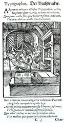 Le Typographe, publié par Hartman Schopper