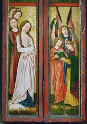 La légende de Sainte Agnès (peinture sur bois)