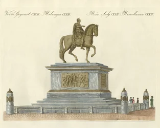 La statue de Joseph II devant le château de l