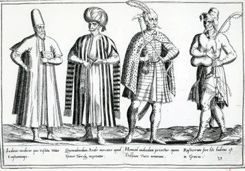 Variations de vêtements dans la région de la Méditerranée orientale