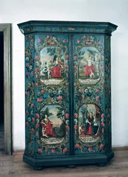 Armoire décorée de scènes des quatre saisons, 1778