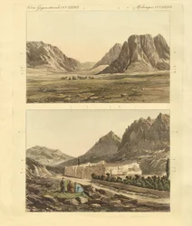 Chemin vers le mont Sinaï