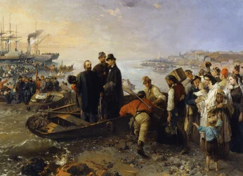 Garibaldi avec les Mille part de Quarto (Gênes) pour Marsala (Sicile) en 1870