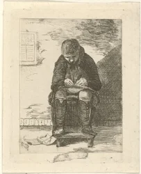 Dessinateur dans un intérieur