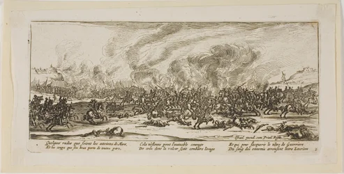 La bataille, troisième planche de l
