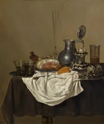 Nature morte avec jambon