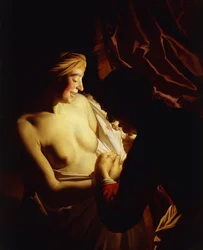 Une jeune femme et sa servante