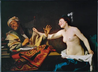 Le philosophe inébranlable (huile sur toile)