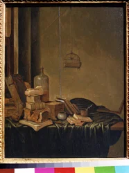 Nature morte aux livres