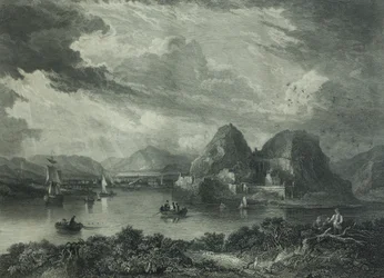 Château de Dumbarton, vers 1880