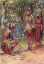 Britomart et Artegall, Histoires de la Reine des Fées publiées par George Harrap and Company