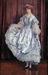 La robe argentée