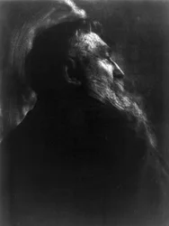Portrait du sculpteur français Auguste Rodin (1840-1917) par Gertrude Käsebier (1852-1934)