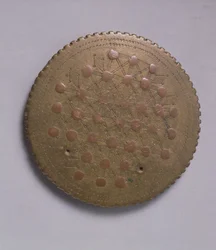 Poids en forme de lentille avec inserts en cuivre (laiton)