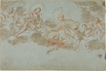 Le Christ et la Vierge en gloire