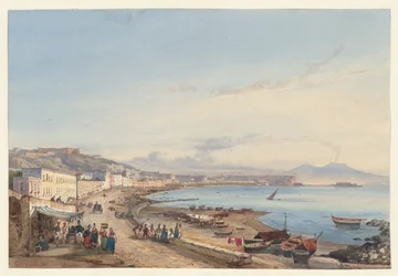 Vue de Naples et du Vésuve depuis Posillipo, l