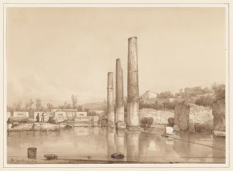 Vue des ruines de Pompéi
