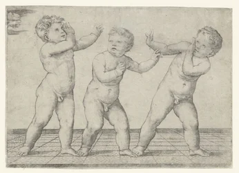 Trois garçons nus
