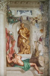 Détail de la Clémence de Scipion, vers 1565