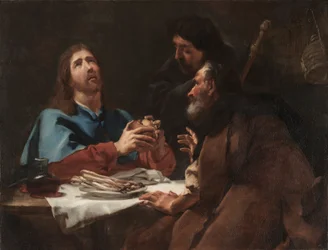 La Cène à Emmaüs, vers 1720 (huile sur toile)
