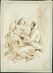 La Sainte Famille, Saint Joseph avec un livre