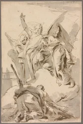 Trois anges apparaissant à Abraham