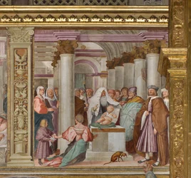 Nef centrale, Cinquième travée nord, Présentation au Temple, Gian Francesco Bembo