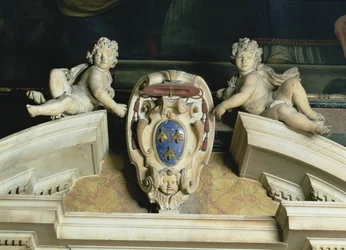Vue intérieure de la chapelle Barberini, détail d