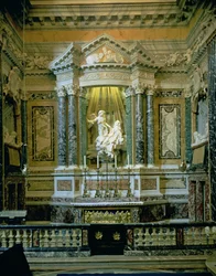 La chapelle Cornaro, détail de l