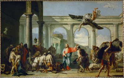 Jésus guérissant le paralytique de Bethesda - Jesus heals the paralytic in Bethesda ...