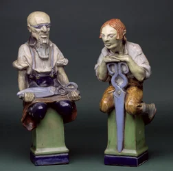Les deux tailleurs - maître et apprenti, Doulton