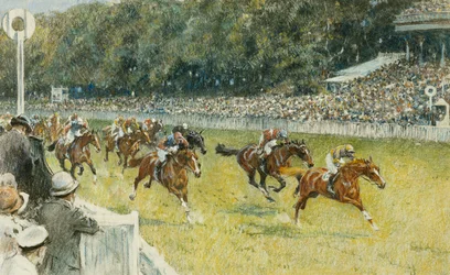 Une arrivée à Goodwood, 1929