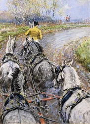 «The Kings Highway», étude depuis le siège du cocher de l