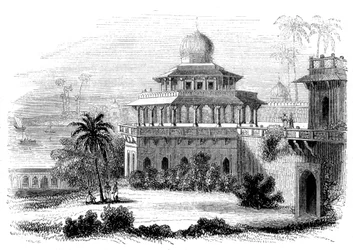 Chalees Satoon, ou le Pavillon des Quarante Piliers, 1847