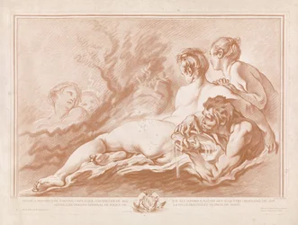 Figures allégoriques en mer