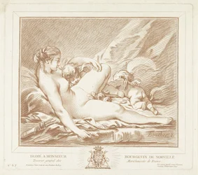 Vénus couchée avec Amour et Anteros