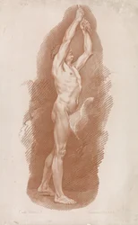 Homme nu debout