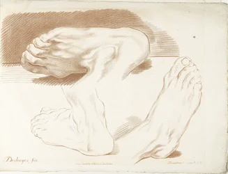 Étude de trois pieds