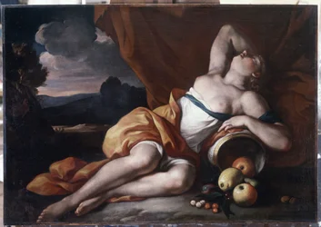 Le Sommeil de Pomone : Pomone est une nymphe dans la mythologie romaine