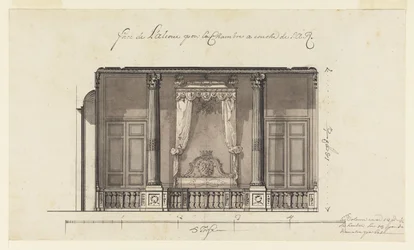 Alcôve de lit pour le Duc d