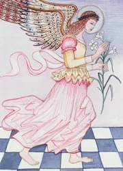Ange avec un lys tigré, 1995