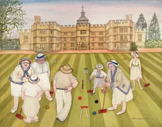 Le match de croquet