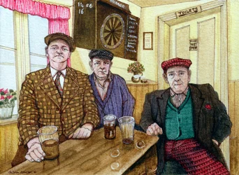 Trois hommes dans un pub, 1984