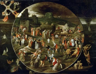 Le Chariot de foin, Allégorie de la vanité du monde